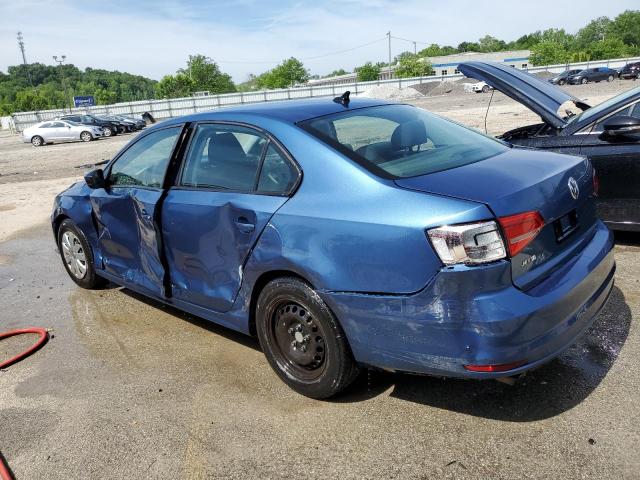 3VW2K7AJ0FM290407 - 2015 VOLKSWAGEN JETTA BASE 蓝色 照片 2