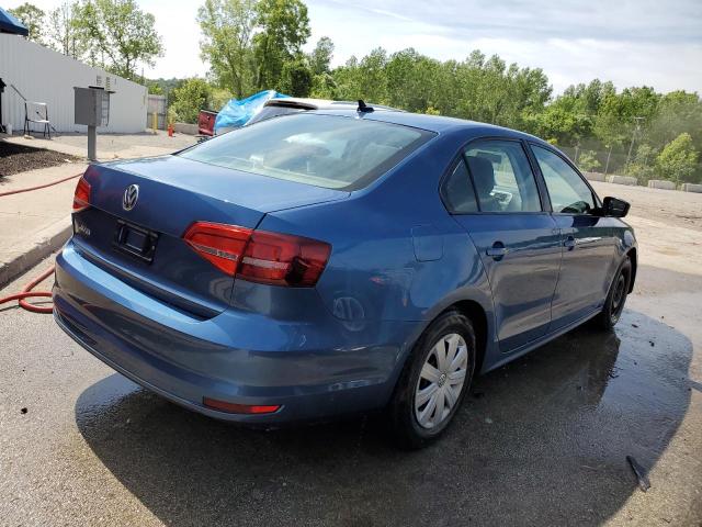 3VW2K7AJ0FM290407 - 2015 VOLKSWAGEN JETTA BASE 蓝色 照片 3