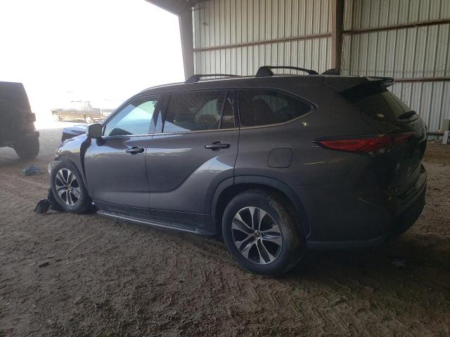 5TDGZRAH5MS524261 - 2021 TOYOTA HIGHLANDER XLE Մոխրագույն լուսանկար 2