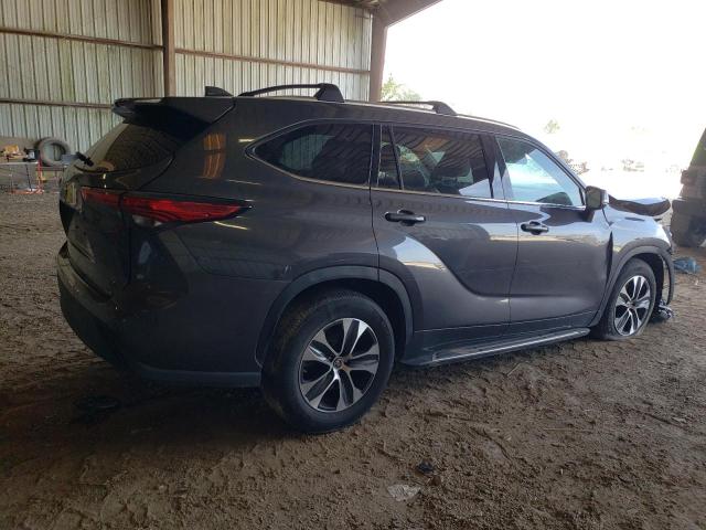 5TDGZRAH5MS524261 - 2021 TOYOTA HIGHLANDER XLE Մոխրագույն լուսանկար 3