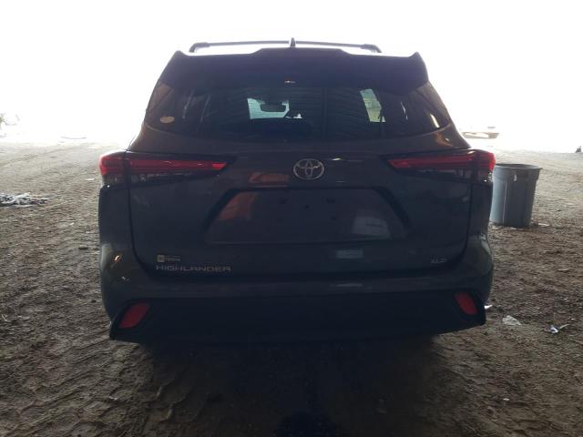 5TDGZRAH5MS524261 - 2021 TOYOTA HIGHLANDER XLE Մոխրագույն լուսանկար 6