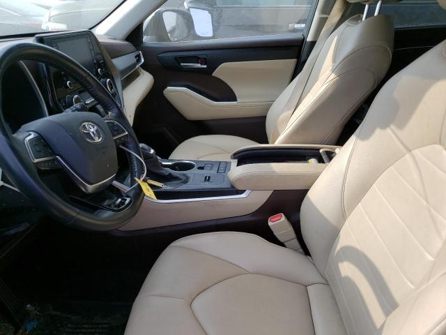 5TDGZRAH5MS524261 - 2021 TOYOTA HIGHLANDER XLE Մոխրագույն լուսանկար 7