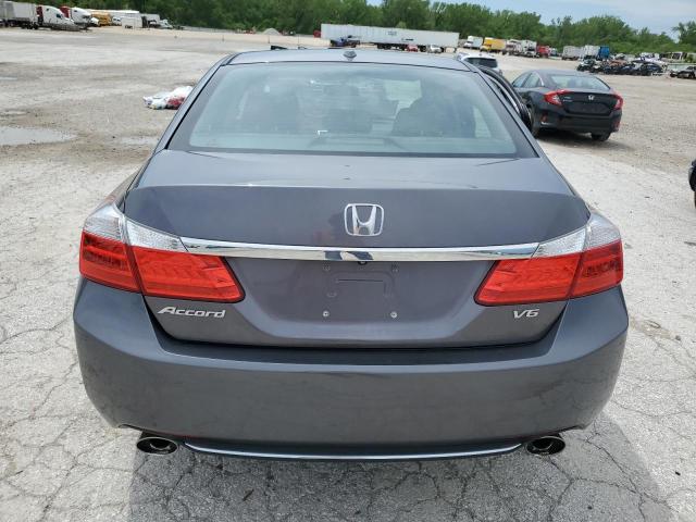 1HGCR3F87EA023943 - 2014 HONDA ACCORD EXL GRAY photo 6