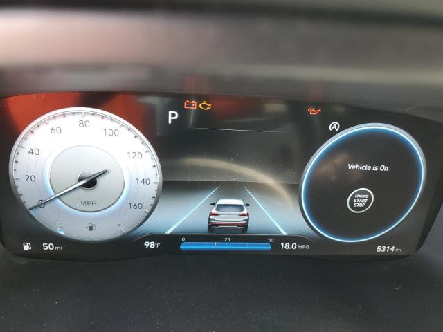 5NMS64AJXNH477015 - 2022 HYUNDAI SANTA FE SEL Черный фото 9