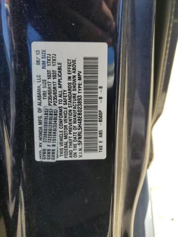 5FNRL5H48EB023893 - 2014 HONDA ODYSSEY EX BLUE photo 13