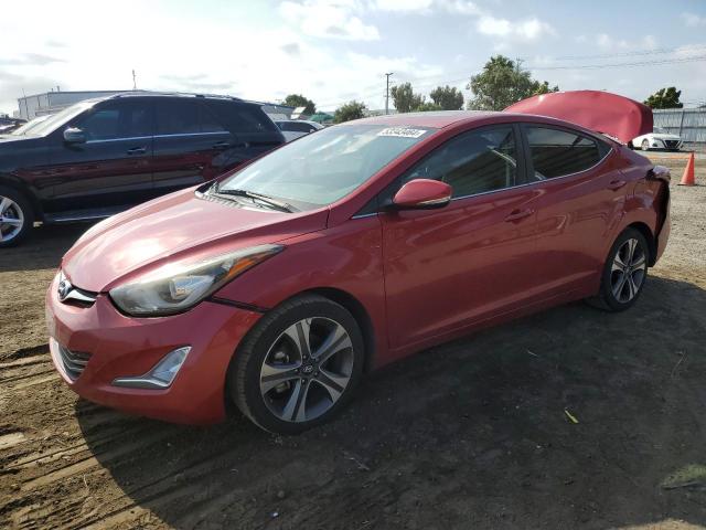 KMHDH4AH7EU148616 - 2014 HYUNDAI ELANTRA SE RED photo 1