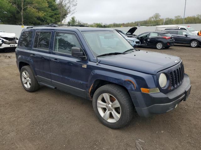 1C4NJRFB0CD663551 - 2012 JEEP PATRIOT LATITUDE BLUE photo 4