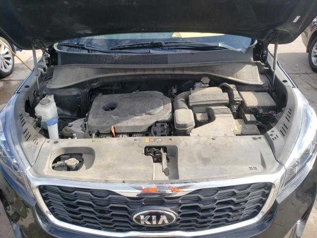 5XYPG4A38KG580136 - 2019 KIA SORENTO L BLACK photo 12