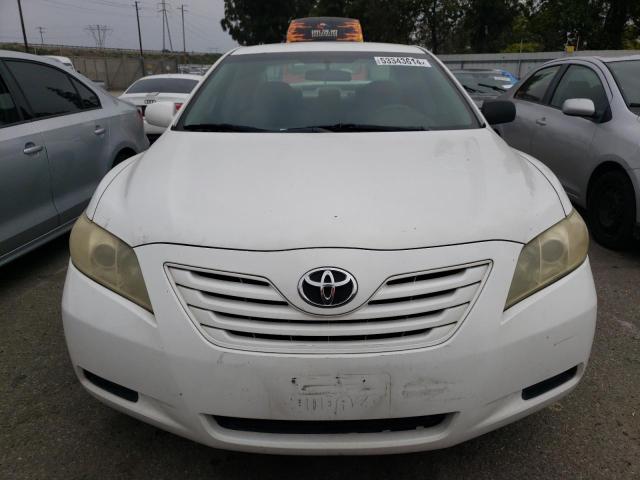 4T1BE46K47U687864 - 2007 TOYOTA CAMRY CE WHITE photo 5