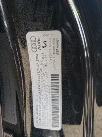 WAUVGAFH1BN007658 - 2011 AUDI S5 PRESTIGE 黑色 照片 12