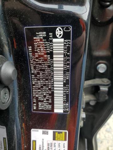 5YFEPMAE2NP391782 - 2022 TOYOTA COROLLA LE შავი ფოტო 12