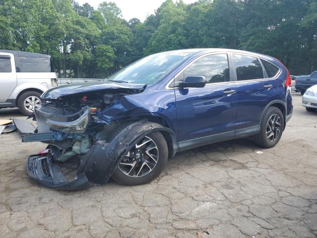 2HKRM3H42GH542122 - 2016 HONDA CR-V SE BLUE photo 1