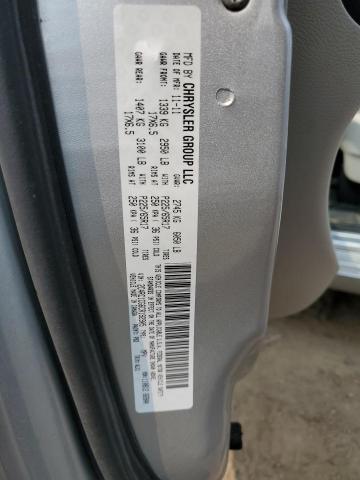 2C4RC1CG6CR192905 - 2012 CHRYSLER TOWN & COU TOURING L SILVER photo 13