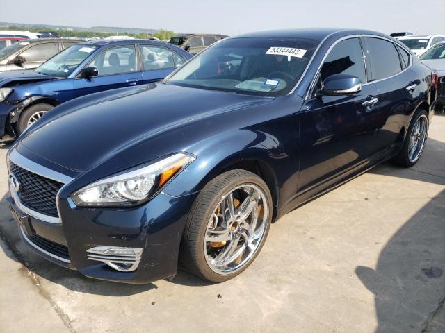 JN1BY1AP4JM180597 - 2018 INFINITI Q70 3.7 LUXE BLUE photo 1