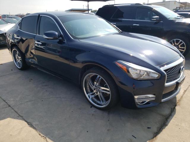 JN1BY1AP4JM180597 - 2018 INFINITI Q70 3.7 LUXE BLUE photo 4