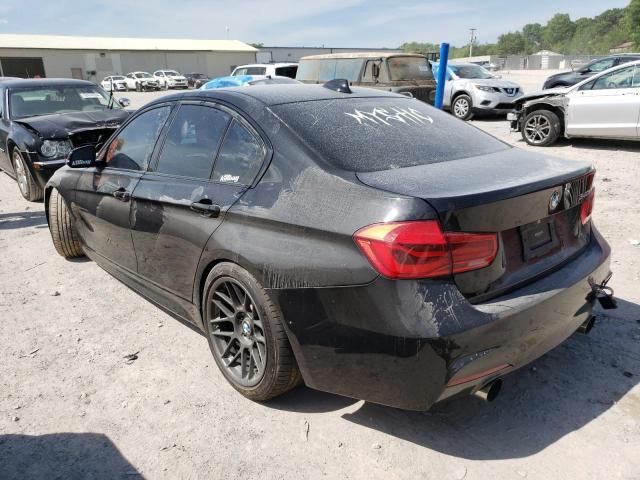 WBA8B3C54JK385152 - 2018 BMW 340 I Czarny zdjęcie 2