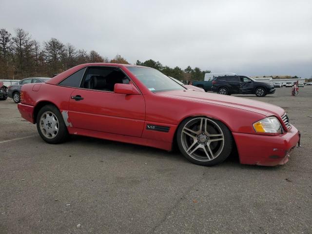 WDBFA76E3SF121557 - 1995 MERCEDES-BENZ SL 600 RED photo 4