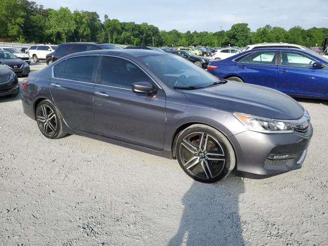 1HGCR2F5XGA081113 - 2016 HONDA ACCORD SPORT GRAY photo 4