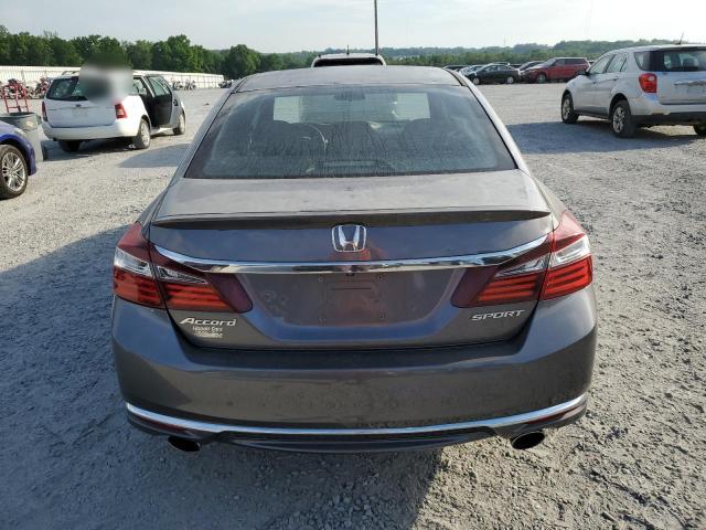 1HGCR2F5XGA081113 - 2016 HONDA ACCORD SPORT GRAY photo 6