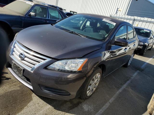 1N4AB7AP8EN850722 - 2014 NISSAN SENTRA S CHARCOAL photo 1