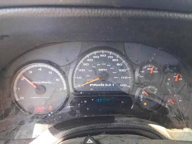 4NUDS13S572700758 - 2007 ISUZU ASCENDER S ბურგუნდია ფოტო 9