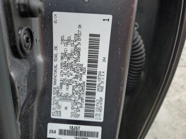 5TFUM5F11EX055266 - 2014 TOYOTA TUNDRA DOUBLE CAB SR/SR5 SILVER photo 13