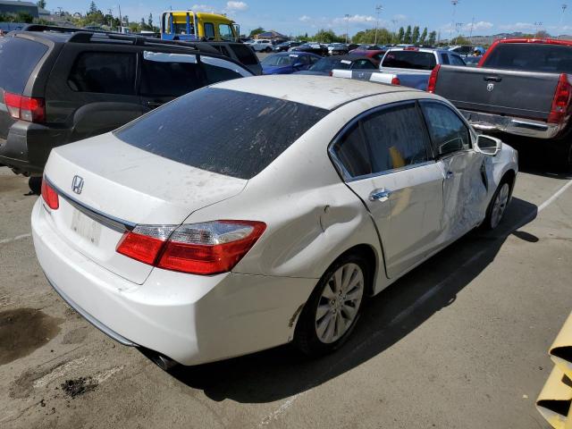 1HGCR2F75EA186074 - 2014 HONDA ACCORD EX WHITE photo 3