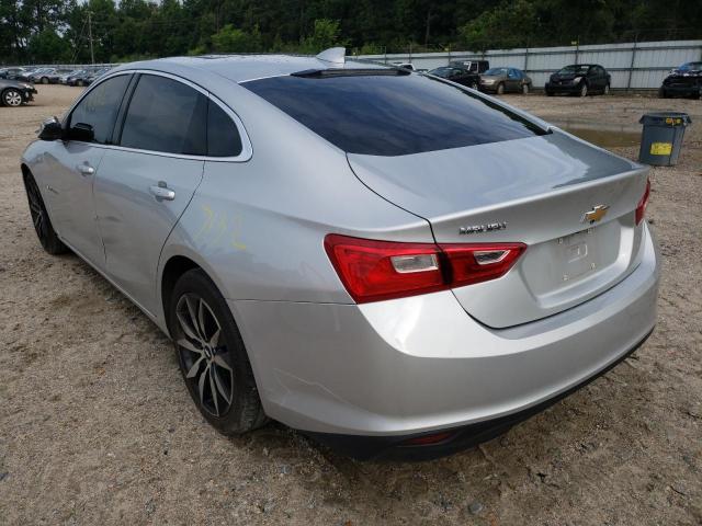 1G1ZE5ST6HF107603 - 2017 CHEVROLET MALIBU LT SILVER photo 3