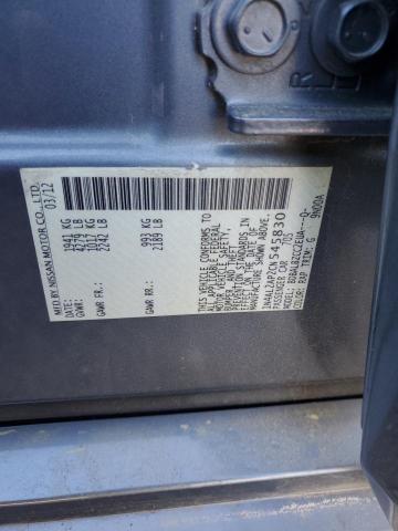 1N4AL2AP2CN545830 - 2012 NISSAN ALTIMA BASE Синій фото 13