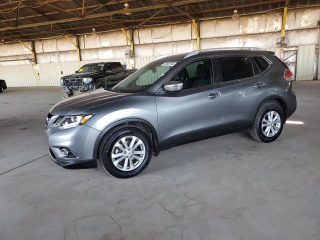 KNMAT2MT3GP597402 - 2016 NISSAN ROGUE S GRAY photo 1