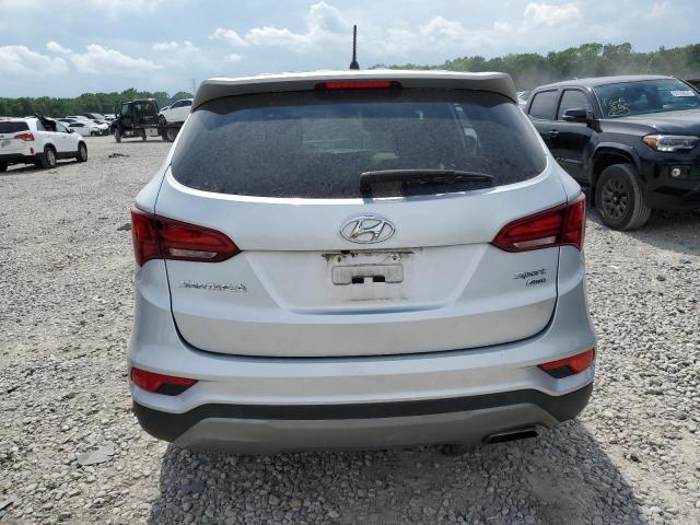 5XYZTDLB9JG511253 - 2018 HYUNDAI SANTA FE S SILVER photo 6