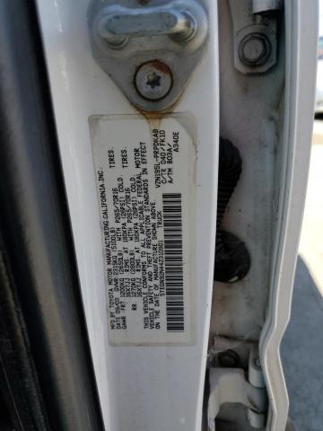 5TEGN92N44Z310901 - 2004 TOYOTA TACOMA DOUBLE CAB PRERUNNER WHITE photo 12