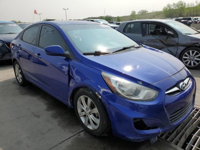 KMHCU4AE5CU099197 - 2012 HYUNDAI ACCENT GLS BLUE photo 4