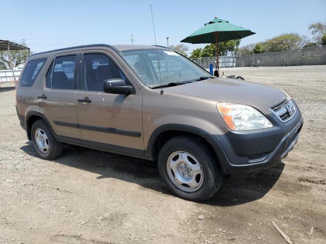 JHLRD68454C013646 - 2004 HONDA CR-V LX BROWN photo 4