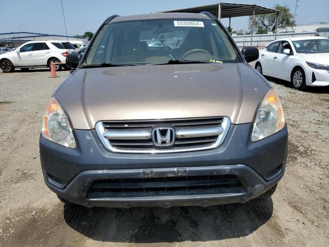 JHLRD68454C013646 - 2004 HONDA CR-V LX BROWN photo 5