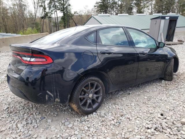 1C3CDFAA9FD432619 - 2015 DODGE DART SE BLACK photo 3