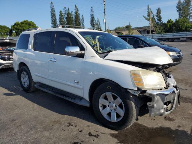 5N1AA08A65N731553 - 2005 NISSAN ARMADA SE WHITE photo 4