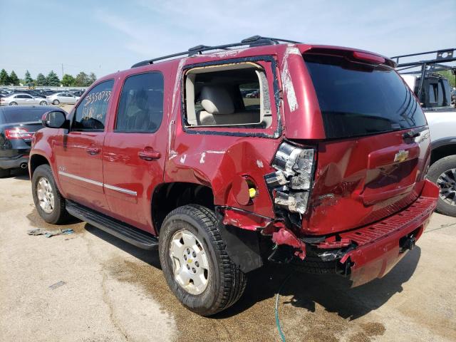 1GNSKBE08BR297998 - 2011 CHEVROLET TAHOE K1500 LT RED photo 2