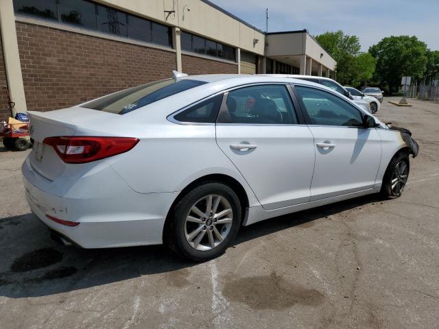 5NPE24AF9HH515975 - 2017 HYUNDAI SONATA SE WHITE photo 3