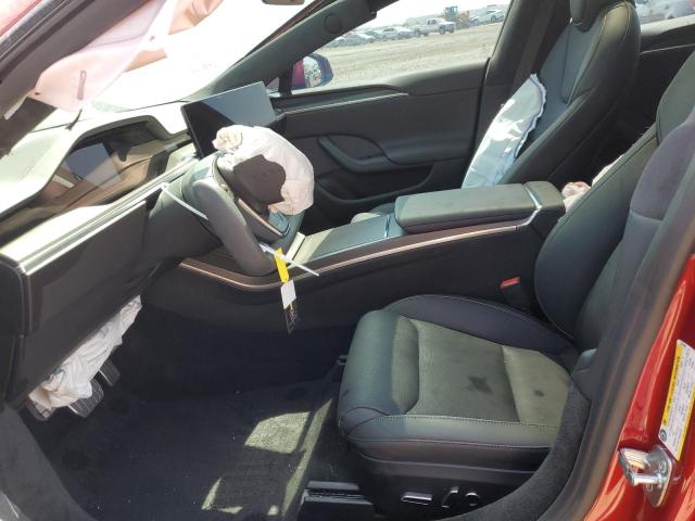 5YJSA1E64PF524448 - 2023 TESLA MODEL S ბურგუნდია ფოტო 7