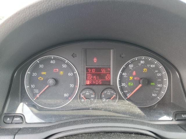 3VWRJ71K28M152073 - 2008 VOLKSWAGEN JETTA WOLFSBURG 黑色 照片 9