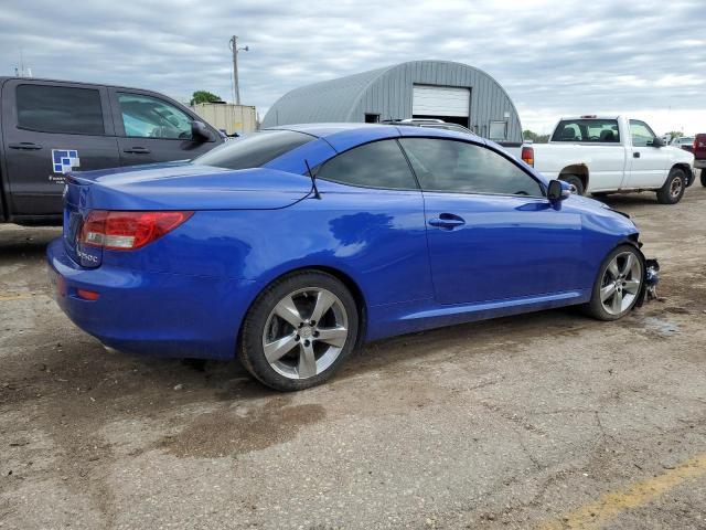 JTHFF2C2XA2513343 - 2010 LEXUS IS 250 BLUE photo 3