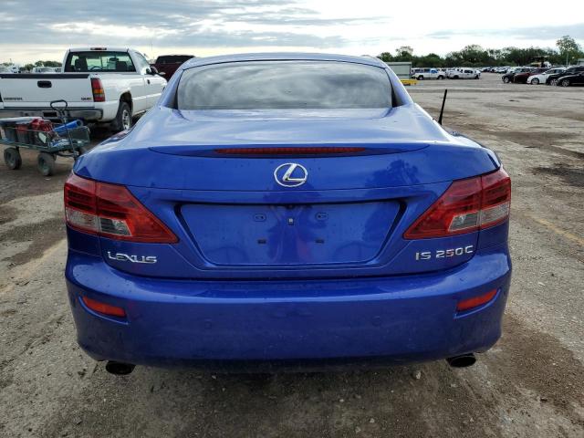 JTHFF2C2XA2513343 - 2010 LEXUS IS 250 BLUE photo 6