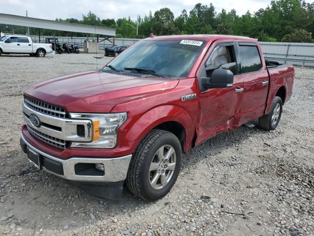 1FTEW1C50JFA27456 - 2018 FORD F150 SUPERCREW RED photo 1