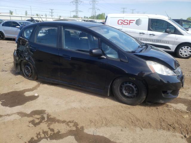 JHMGE8H58BC016039 - 2011 HONDA FIT SPORT BLACK photo 4