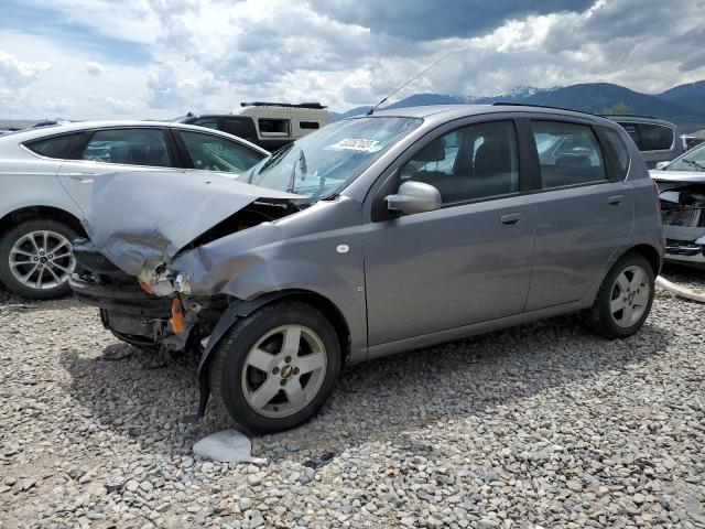 KL1TD66667B706718 - 2007 CHEVROLET AVEO BASE GRAY photo 1