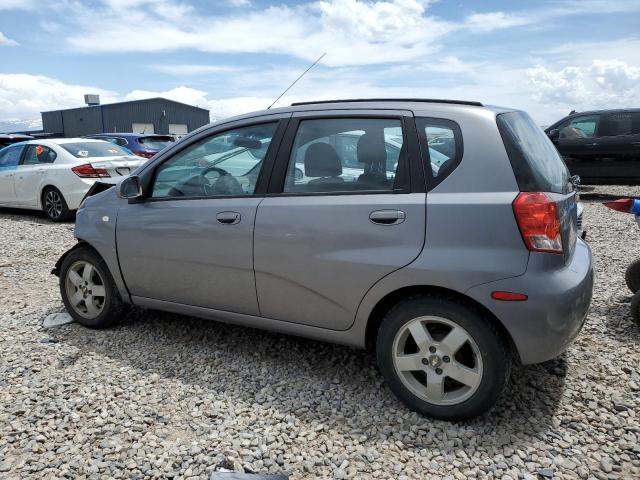 KL1TD66667B706718 - 2007 CHEVROLET AVEO BASE GRAY photo 2