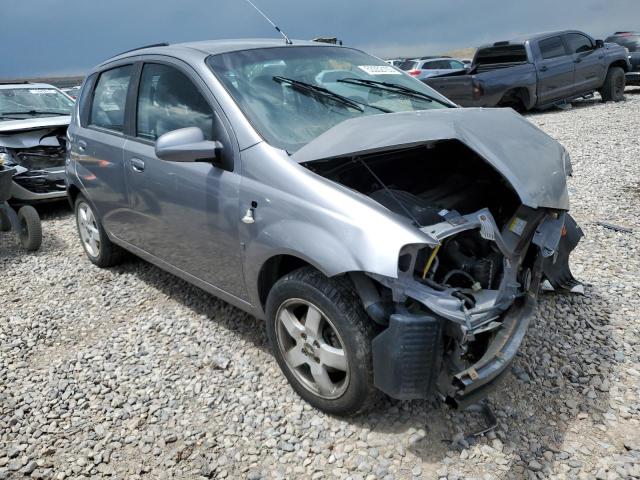 KL1TD66667B706718 - 2007 CHEVROLET AVEO BASE GRAY photo 4