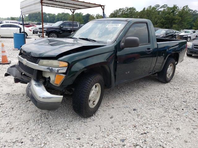 1GCCS148348172270 - 2004 CHEVROLET COLORADO GREEN photo 1