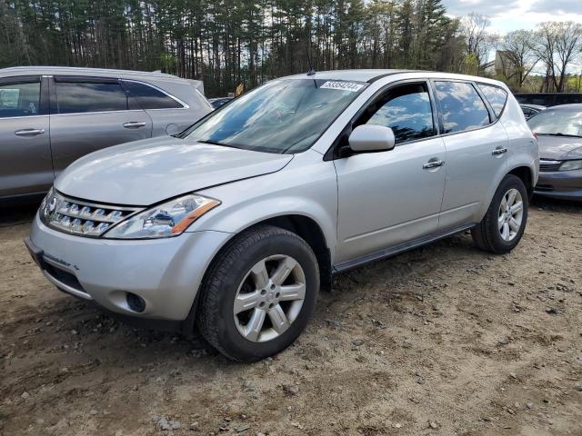 JN8AZ08WX7W613709 - 2007 NISSAN MURANO SL SILVER photo 1